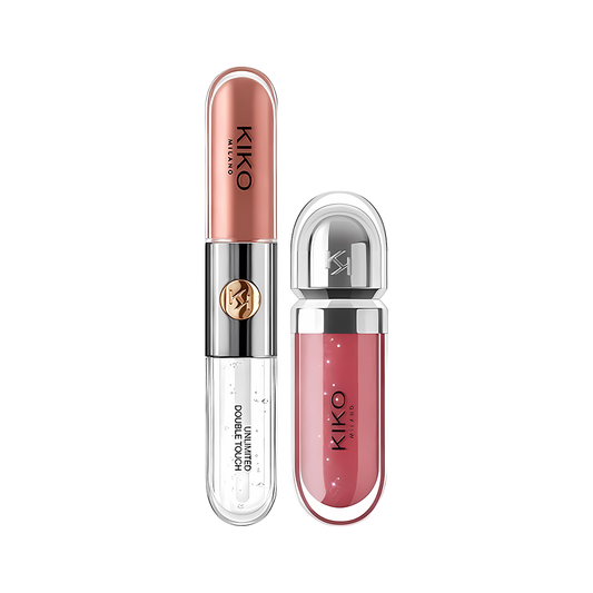 KIKO Lip Duo Offer – Double Touch Lipstick + Lip Gloss
