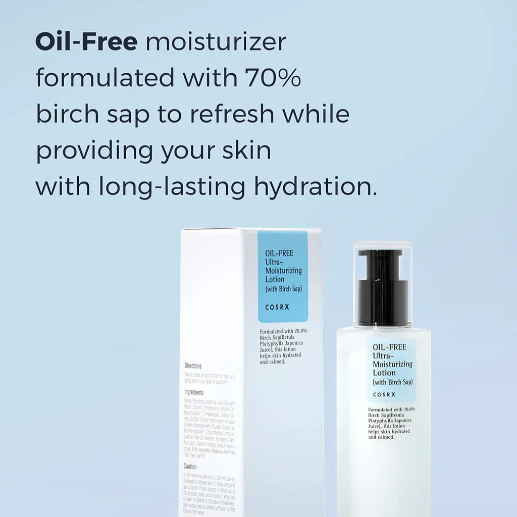 COSRX Oil-Free Ultra-Moisturizing Lotion with Birch Sap