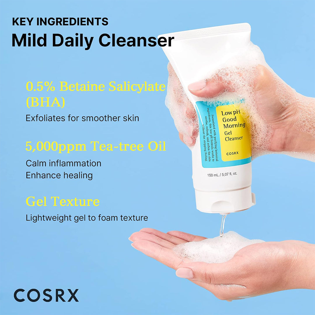 Cosrx Low Ph Good Morning Gel Cleanser Rose Cosmetics