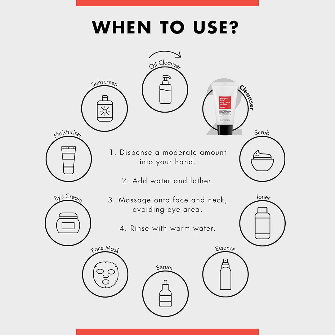 Cosrx Salicylic Acid Daily Gentle Cleanser Rose Cosmetics