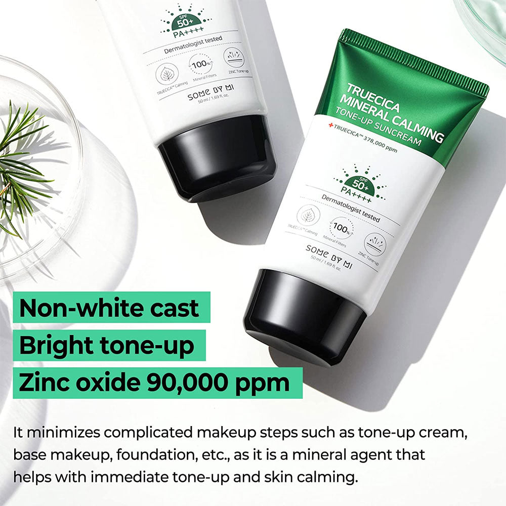 SOME BY MI - Truecica Mineral Calming Tone-Up Suncream