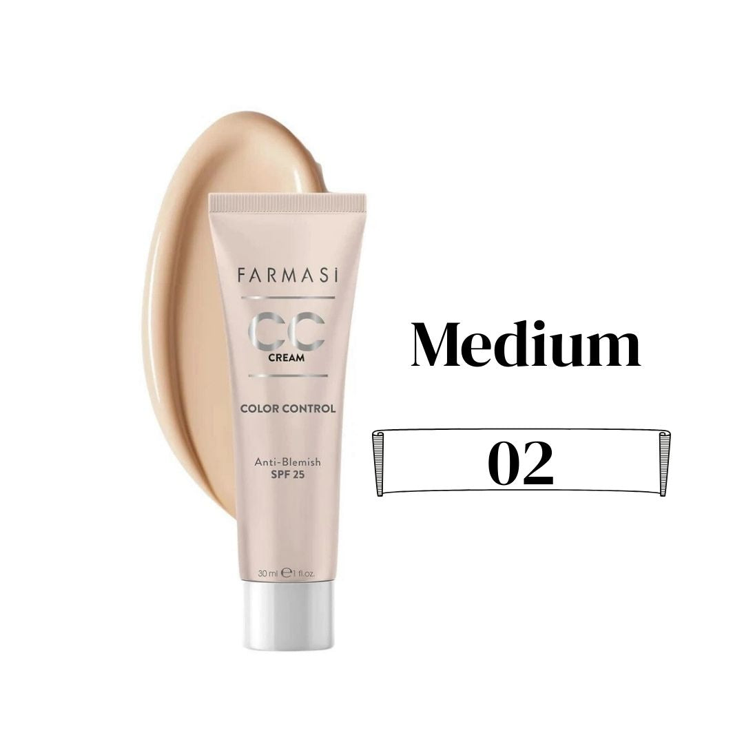 Farmasi CC Color Control Anti-Blemish SPF25