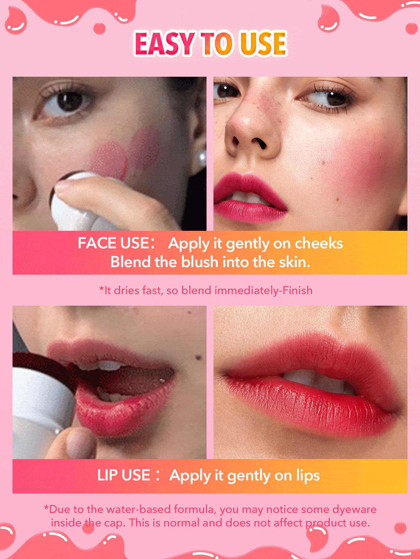 2 pieces Sheglam Jelly Tint -Licious  BUY 1 GET 1 FREE