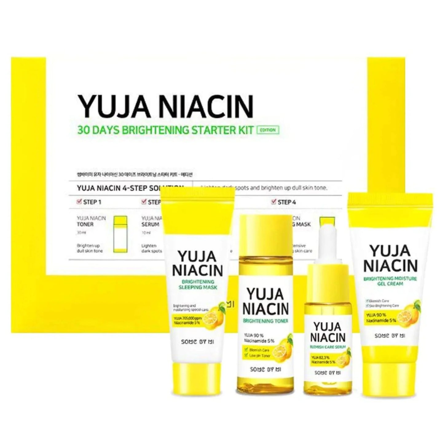 SOME BY MI - Yuja Niacin 30 Days Brightening Starter Kit 4 pcs