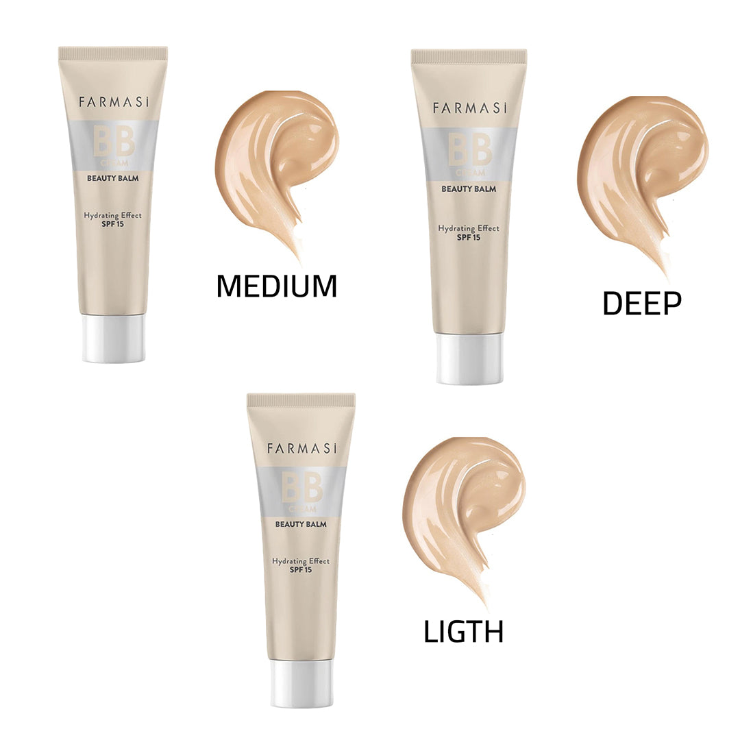 Farmasi BB Cream Beauty Balm Hydrating Effect SPF15