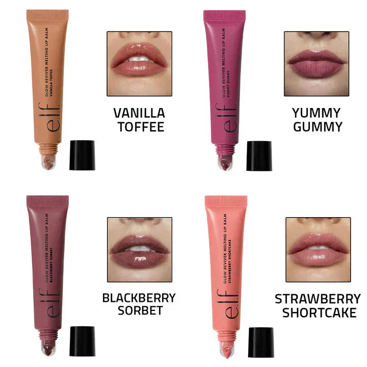 2 pieces e.l.f Glow Reviver Melting Lip Balm