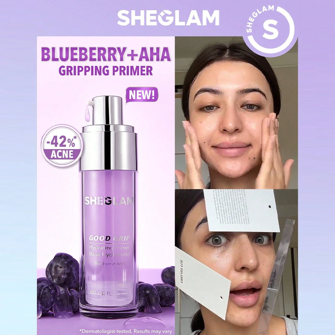 Good Grip Hydrating Primer-Blueberry + AHA