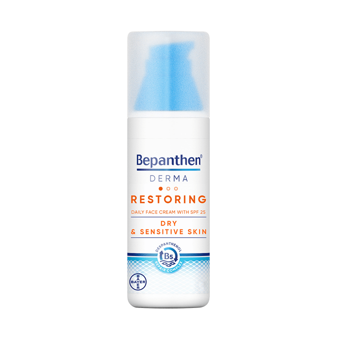 Bepanthen Derma Restoring Face Cream with SPF25 – Rouge