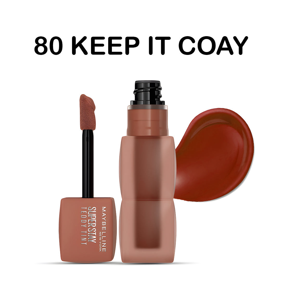 Maybelline Super Stay Teddy Tint – Soft Matte Lip Tint | Buy 1 Get 1 Free