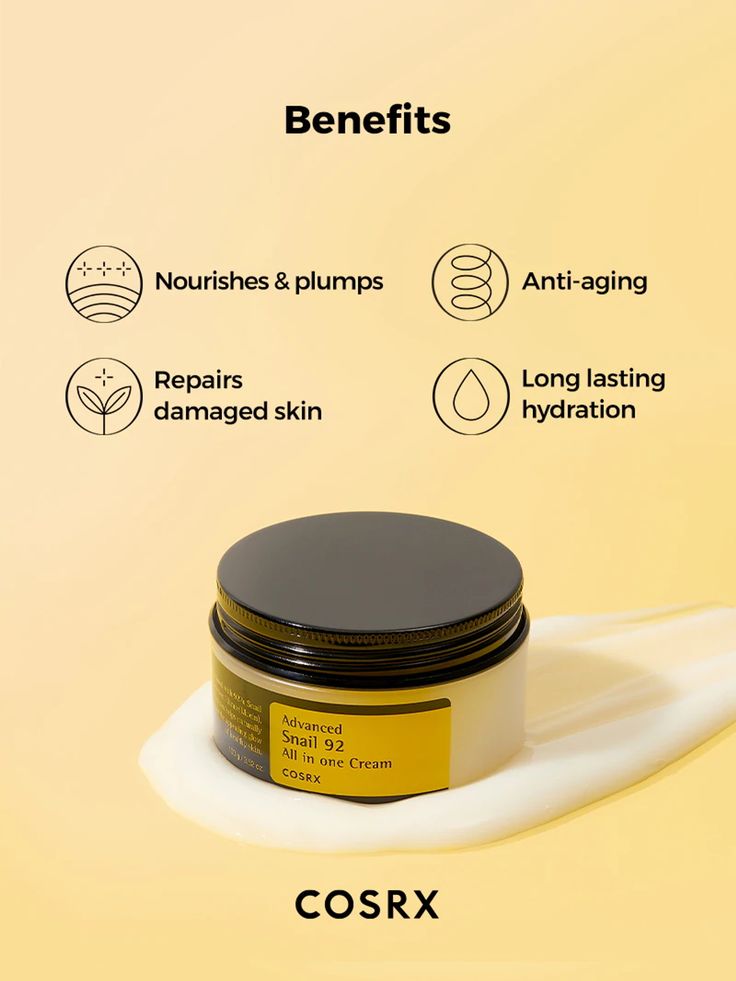 COSRX Advanced Snail Duo – Snail 96 Mucin Power Essence 100ml + Snail 92 All In One Cream 100g | 40% OFF