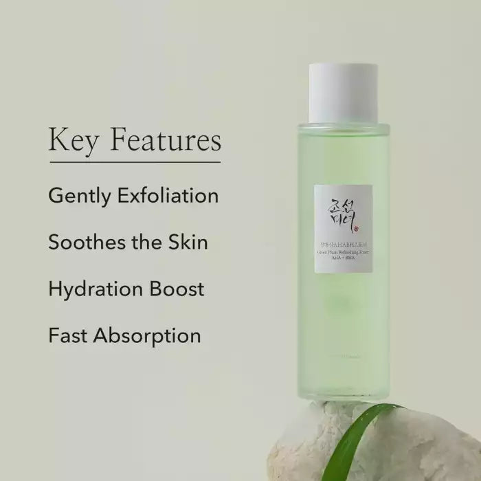 Green plum refreshing toner : AHA + BHA
