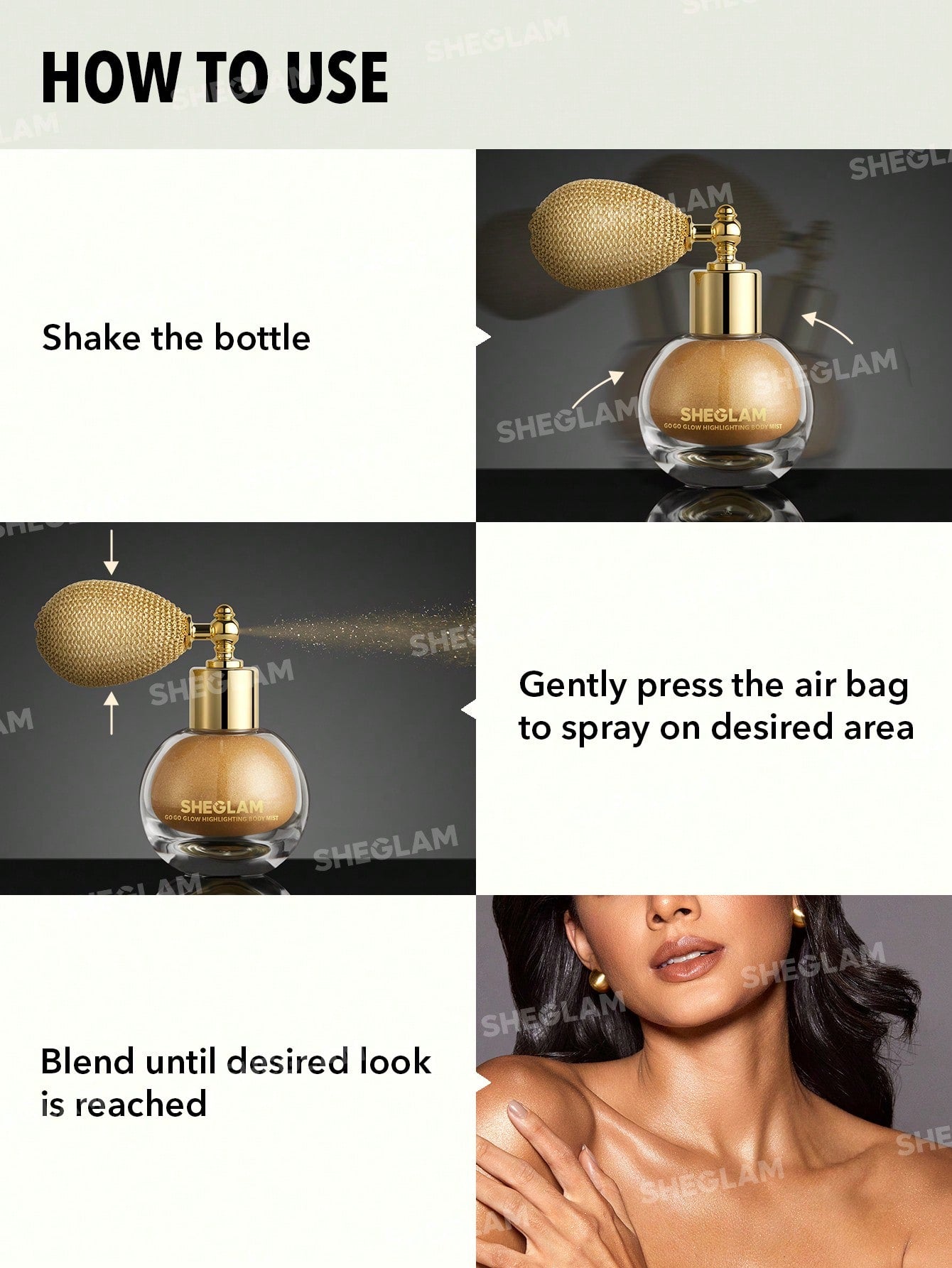 Sheglam Go Go Glow Highlighting Body Mist