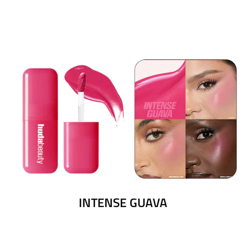 Huda Beauty Mascara, Blush & Lipgloss Trio – 50% OFF