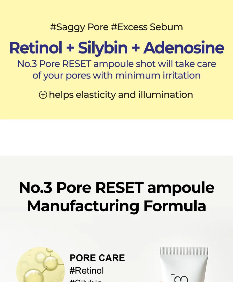 numbuzin - No. 3 Pore Reset Ampoule Shot