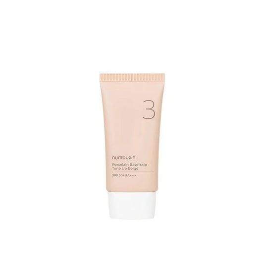 Numbuzin No.3 Porcelain Base-Skip Tone Up Beige SPF50+