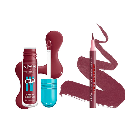 NYX Lip Stain & Liner Duo buy 1 get 1 free