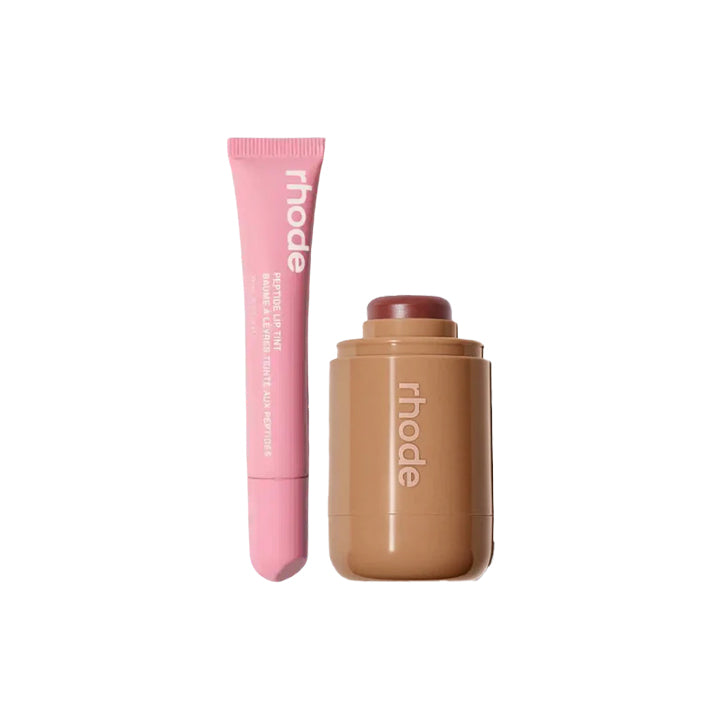 Rhode Glow Duo – Blush + Lip Gloss – Rouge